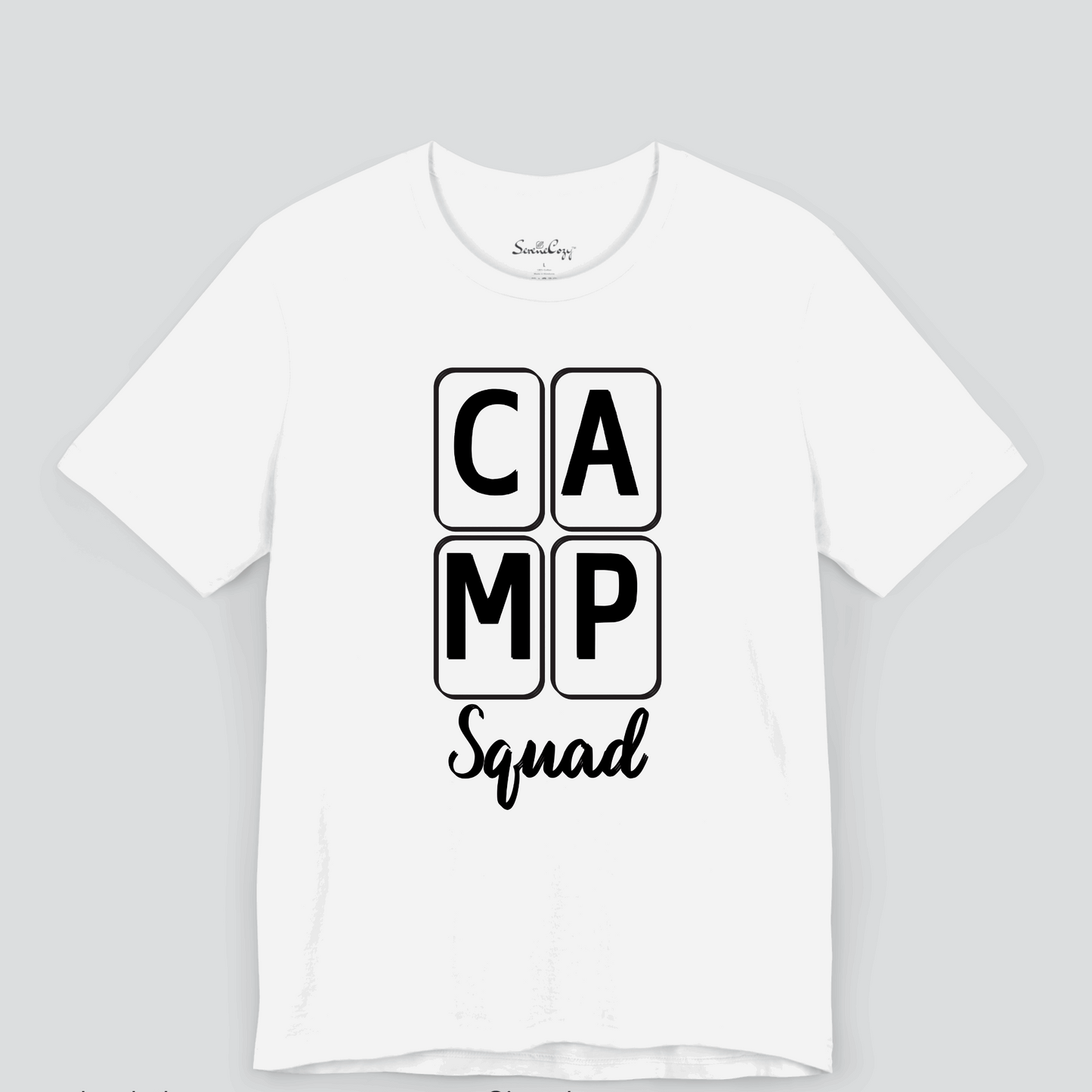Camp Squad T-Shirt for Men : Dark Colors Image 4