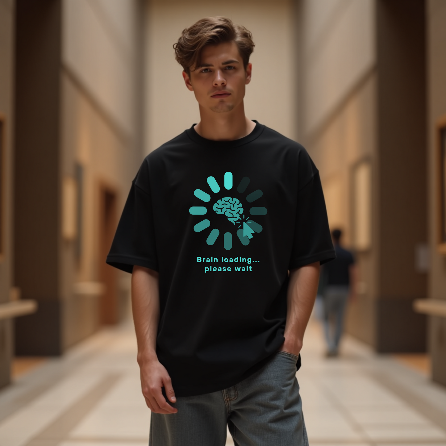 Brain Loading Oversized Tshirt - Premium