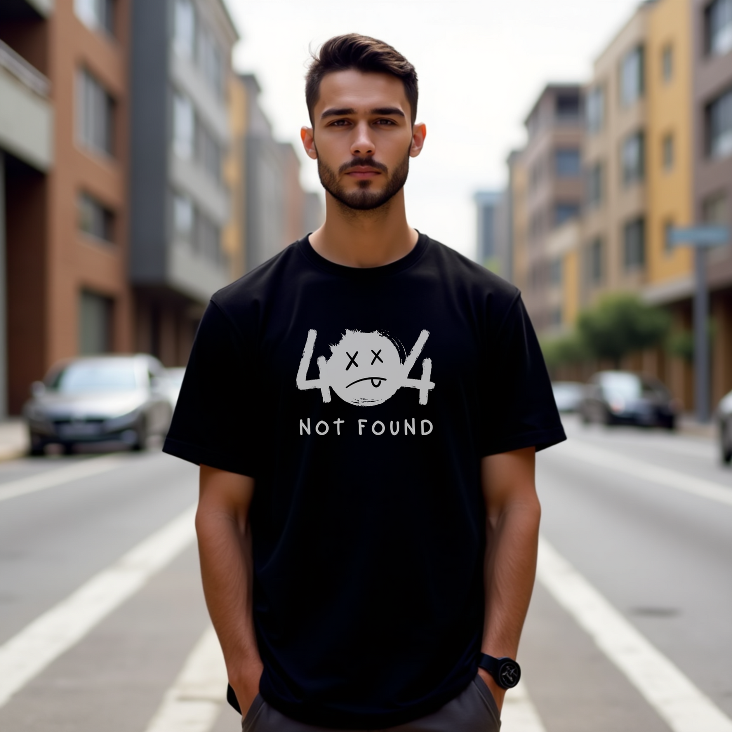 404 NOT FOUND Oversized Premium Tshirt