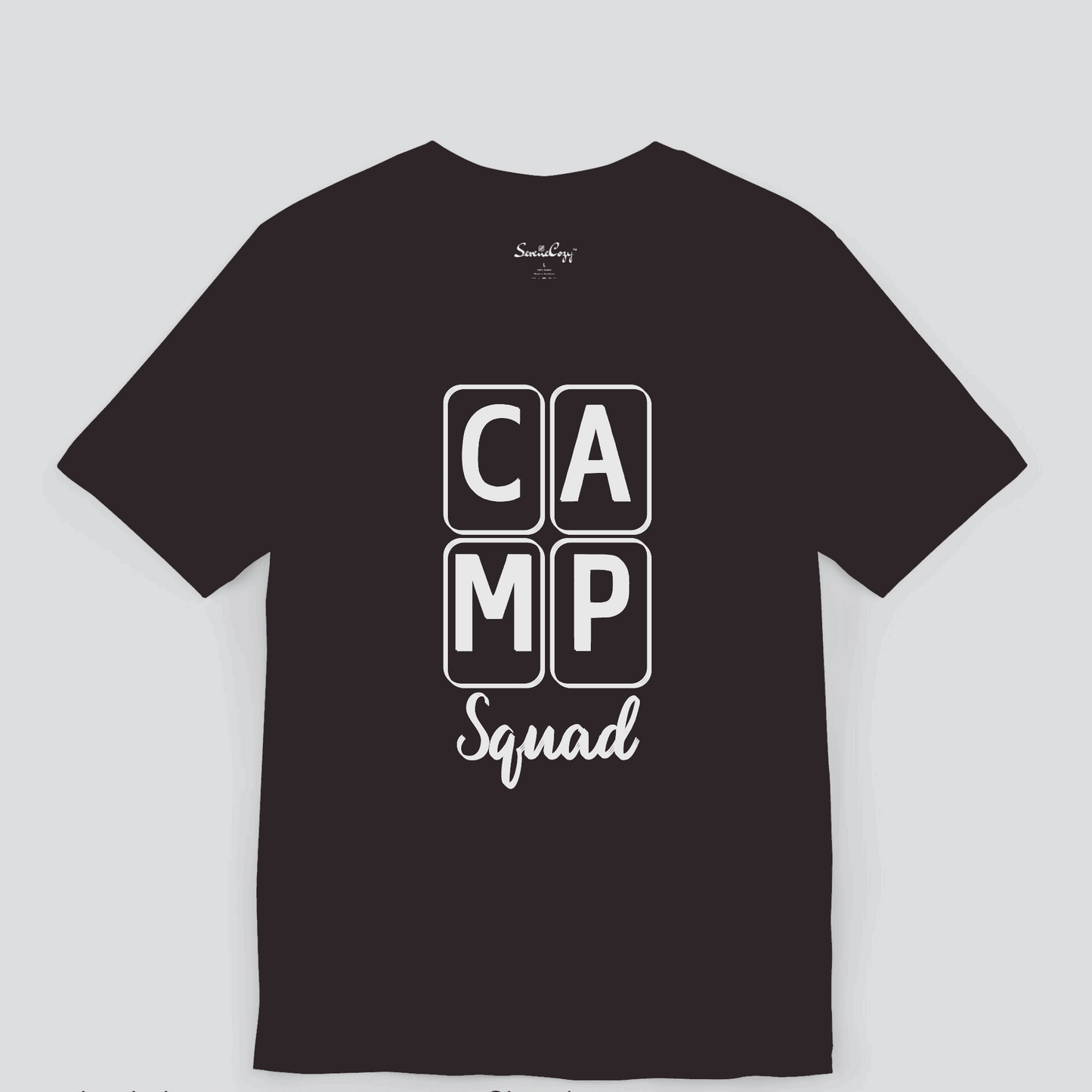 Camp Squad T-Shirt for Men : Dark Colors Image 2