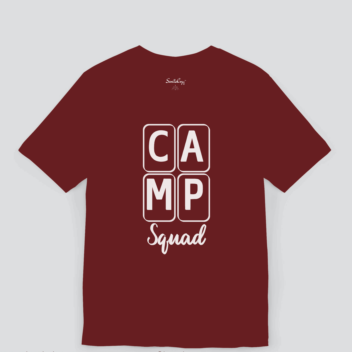 Camp Squad T-Shirt for Men : Dark Colors Image 5