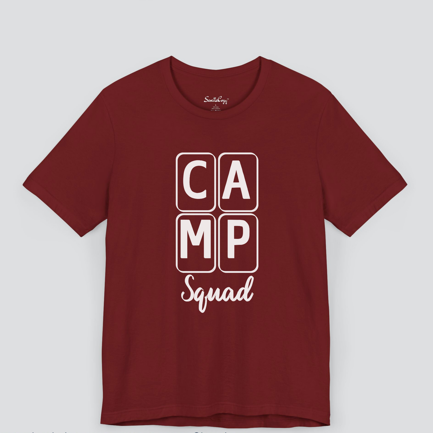 Camp Squad T-Shirt for Men : Dark Colors Image 5