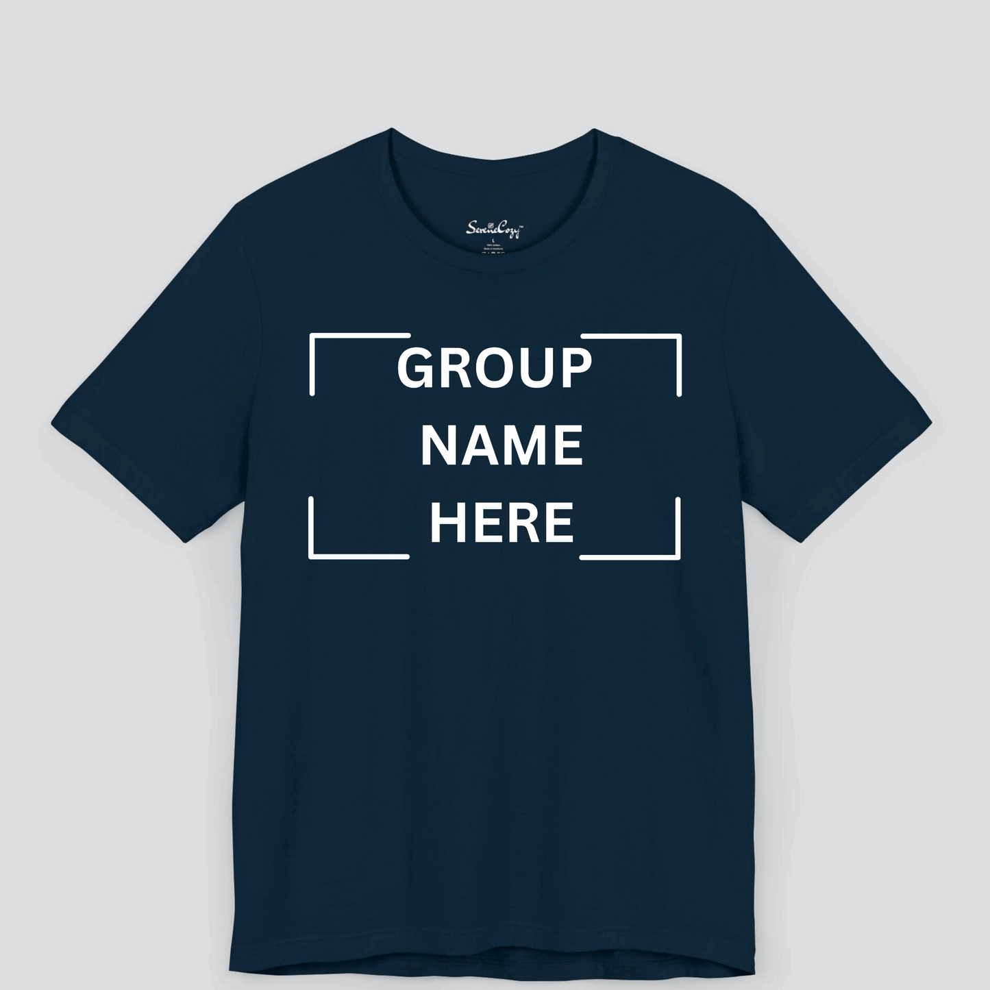 Personalized Group & Name T-shirts | Custom Front & Back Design Image 1