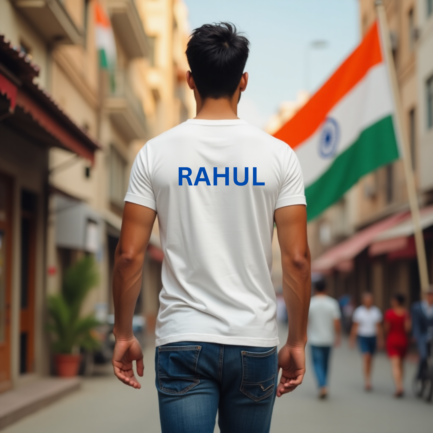 Team India Tshirt for Men | Personalized Name Printed Tshirt