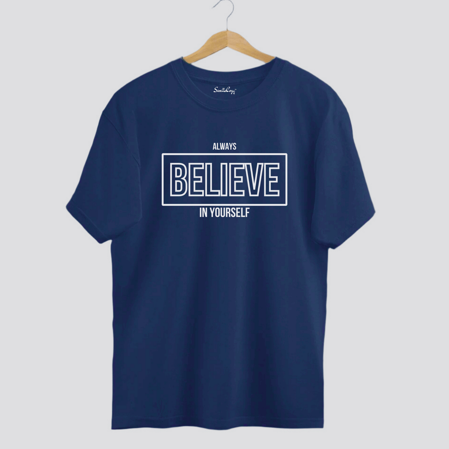 Always BELIEVE Yourself Inspirational Oversized T-shirt | SereneCozy
