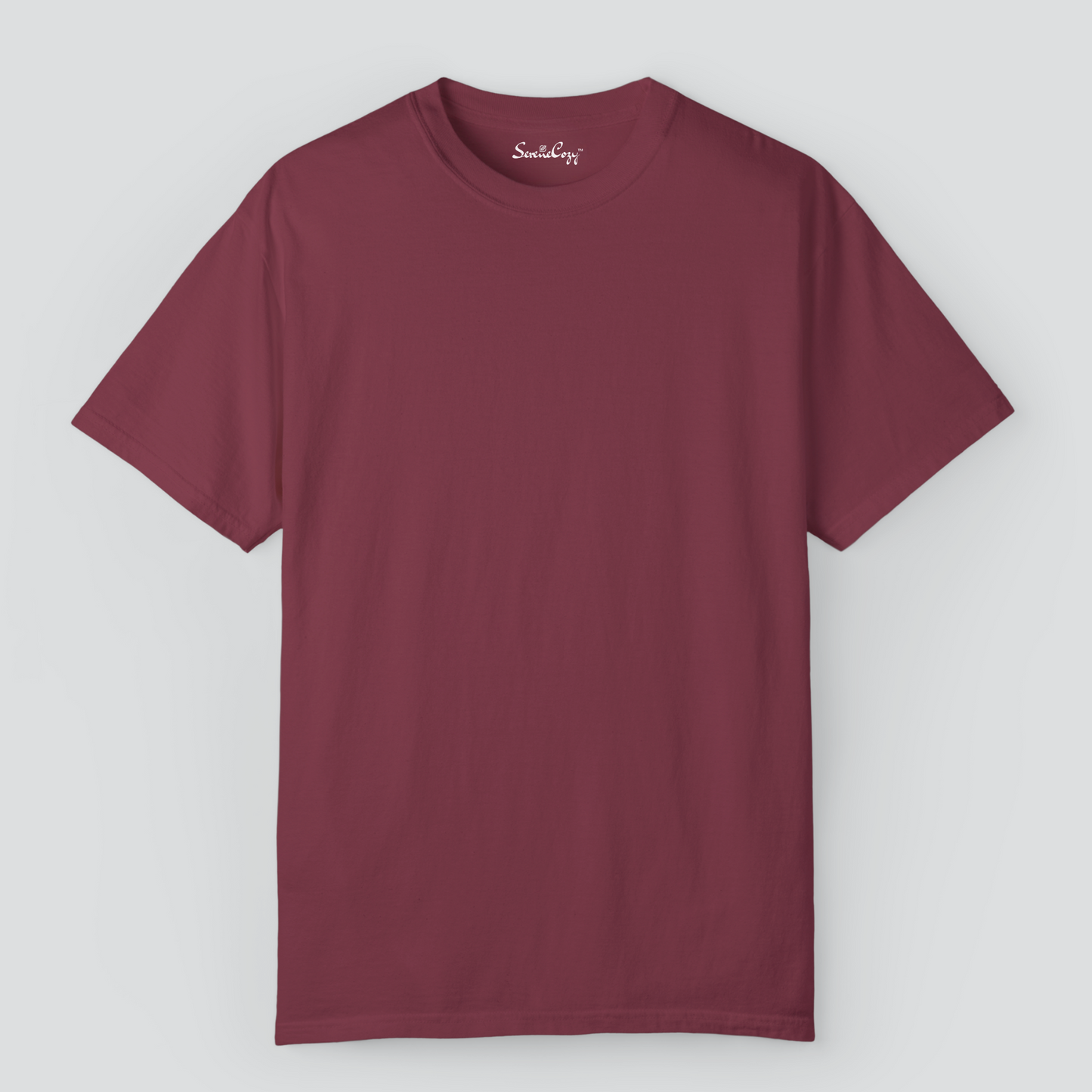 Classic Burgundy Color T-Shirt for Men | Premium Quality | SereneCozy