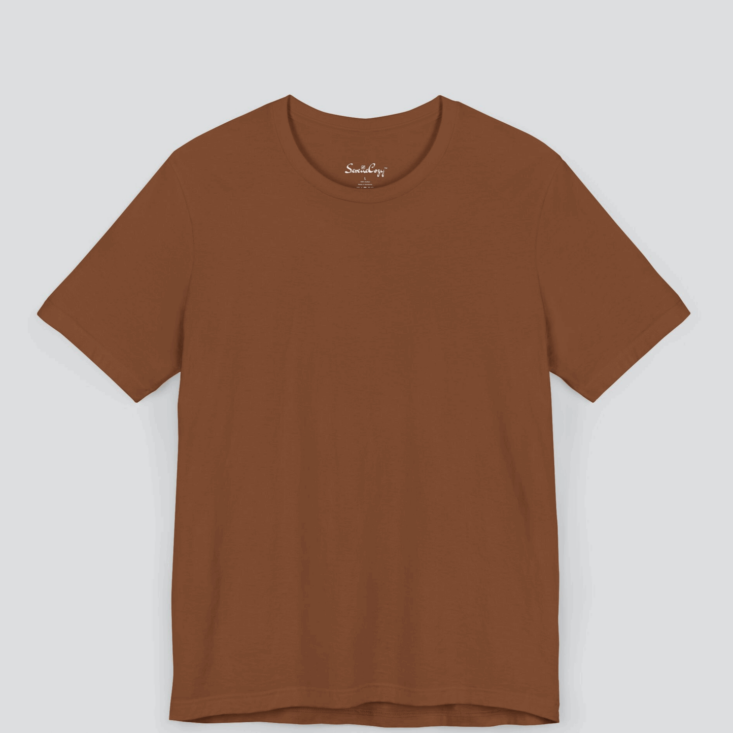 Classic Coffee Brown T-Shirt for Men Premium Quality front
