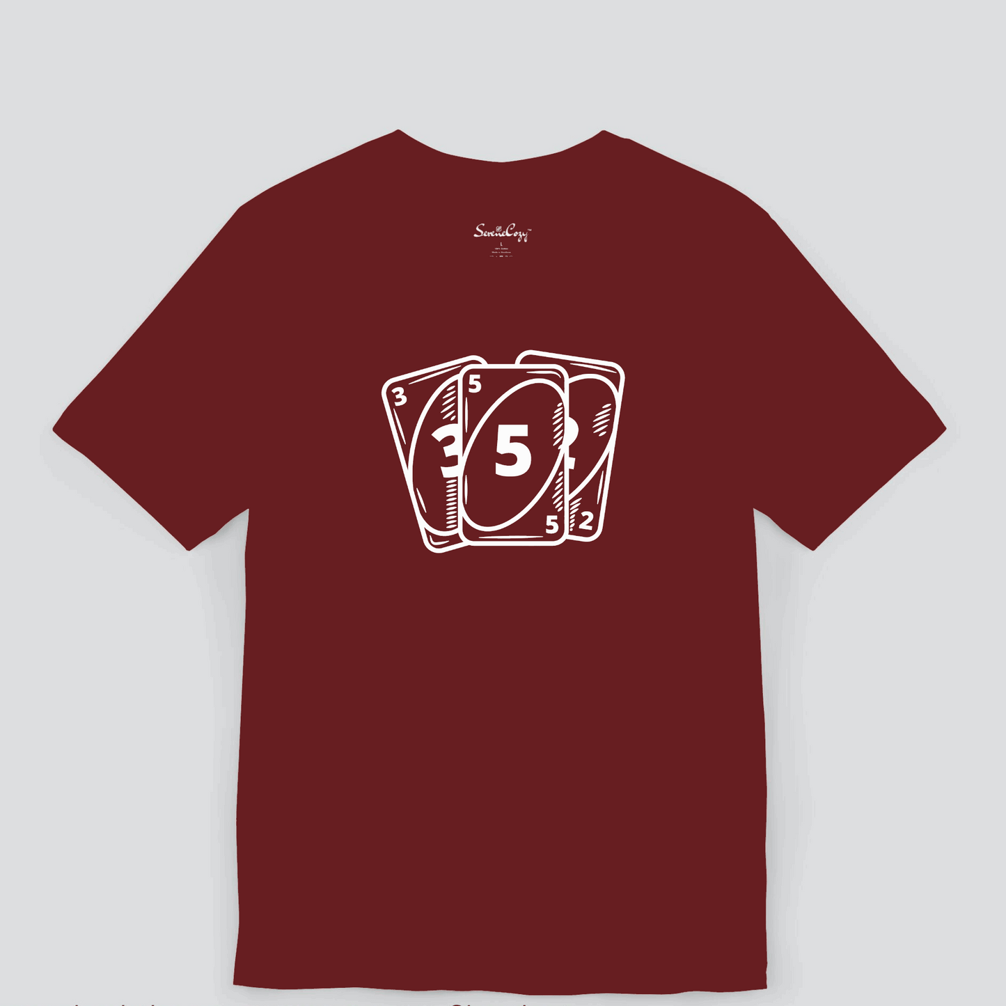 Royal Flush Playing Cards Men's Tshirt | Poker Lover's Essential Image 3