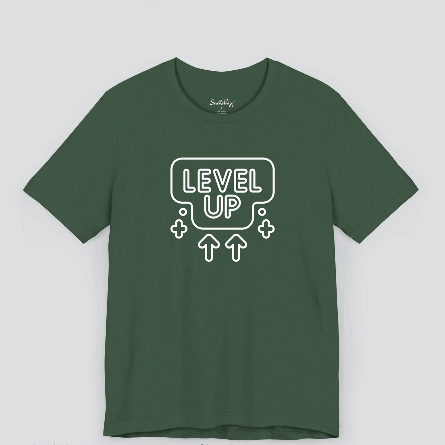 Level Up Gaming Tshirt for Men | Premium Indian Cotton Image 2