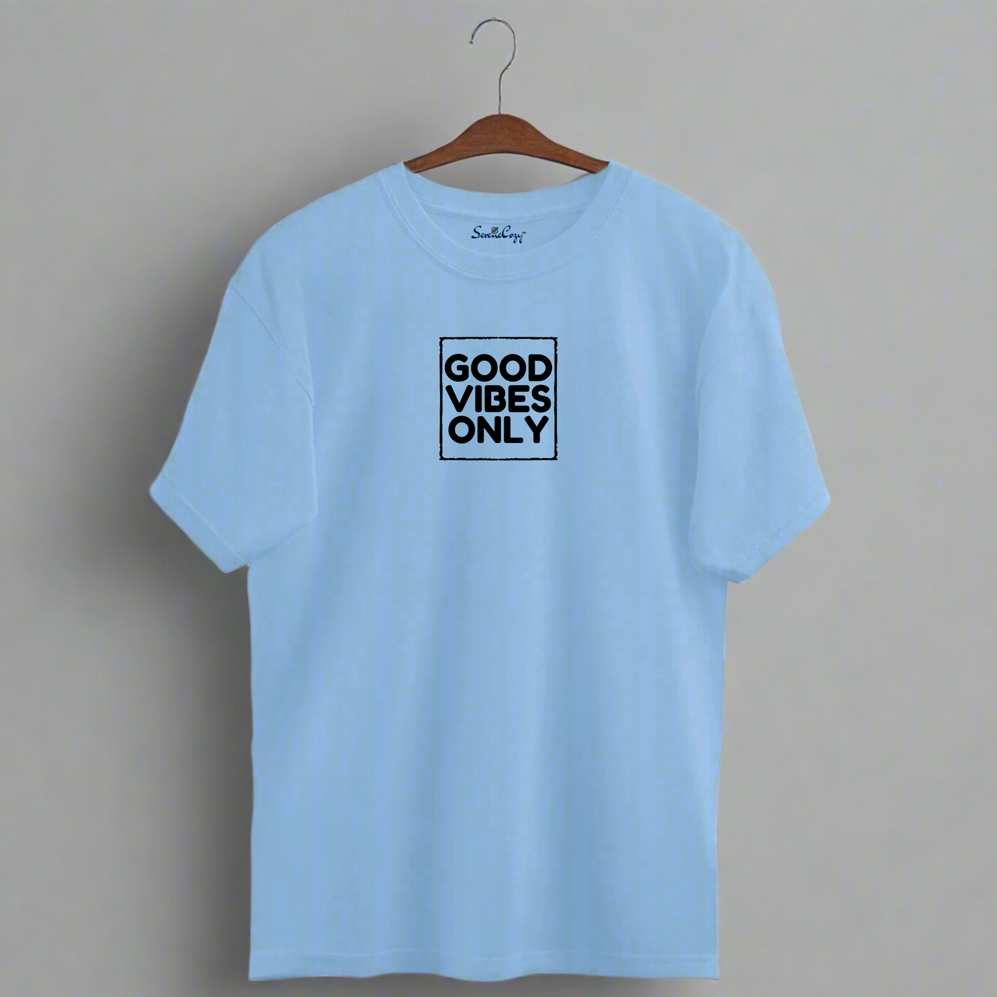 GOOD VIBES ONLY Oversized Tshirt - Premium Indian Positivity