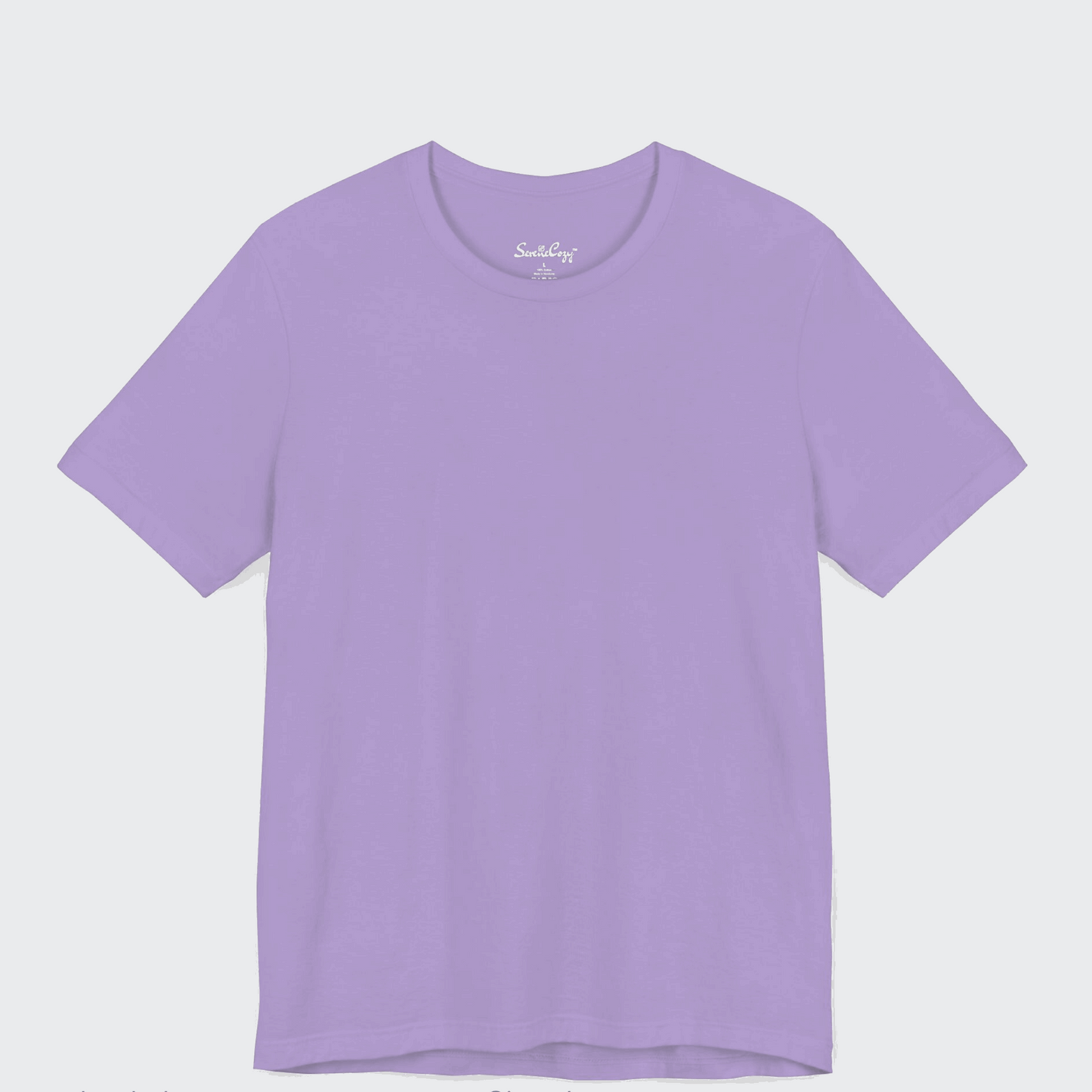 Classic Iris Lavender T-Shirt for Men Image 2
