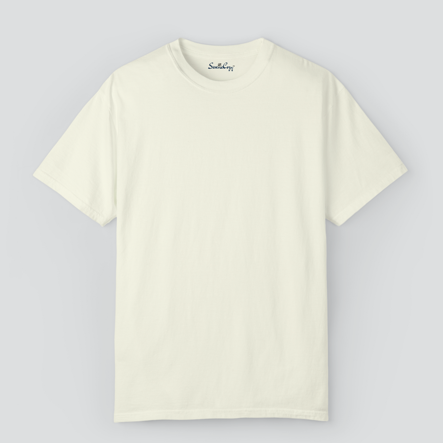 Classic Ivory Color T-Shirt for Men | Premium Quality | SereneCozy