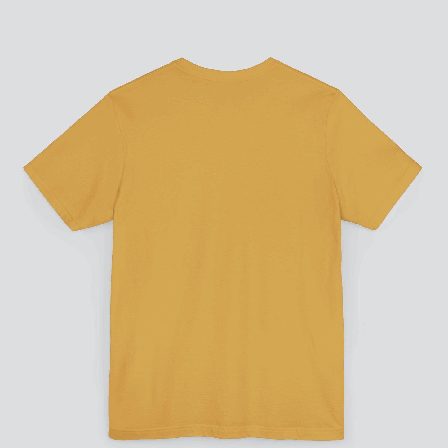 Classic Mustard Yellow T-Shirt for Men Image 3