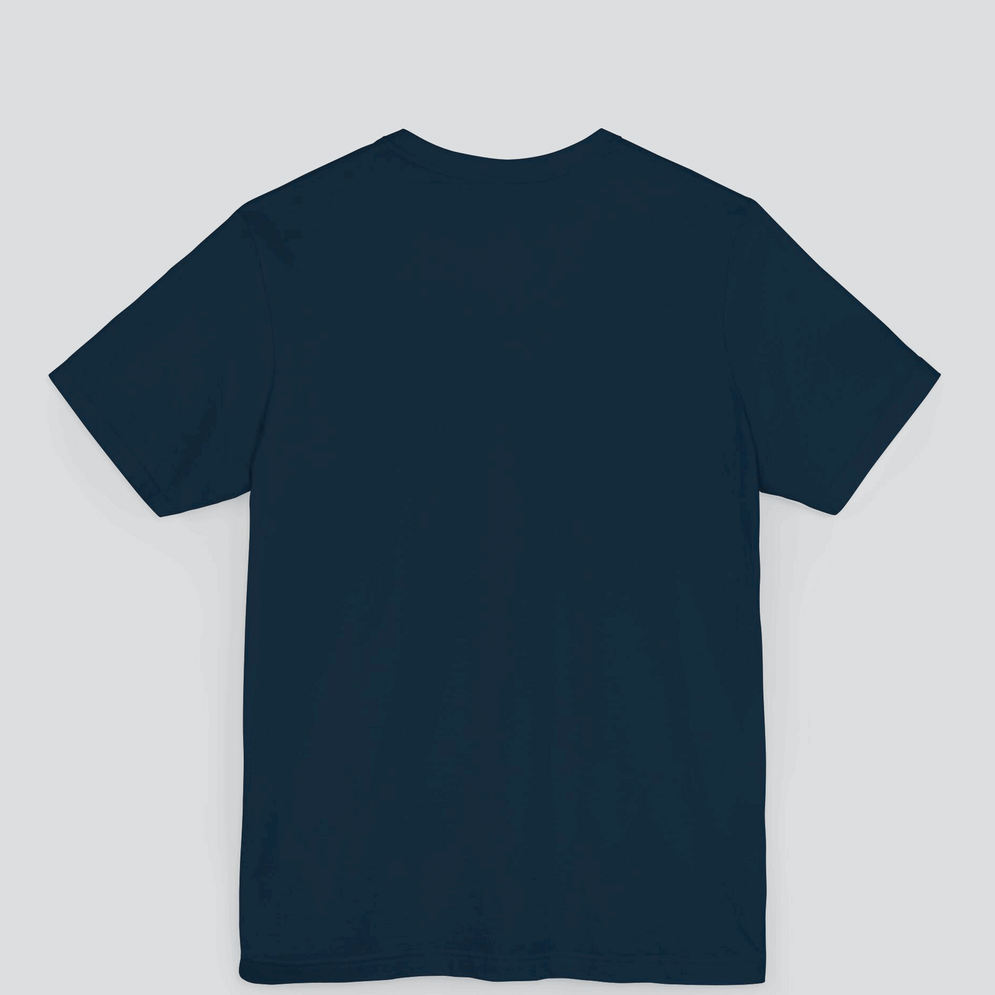 Classic Navy Blue T-Shirt for Men Premium Quality back