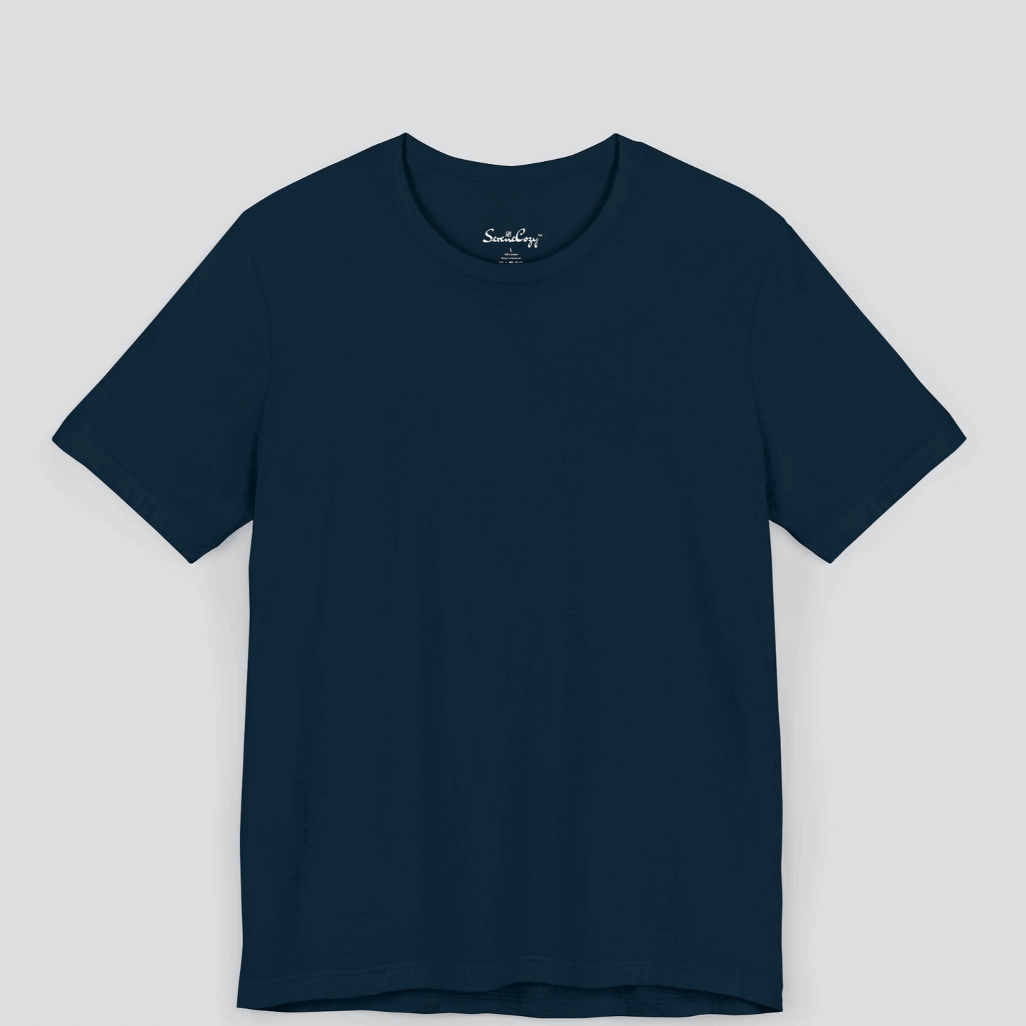 Classic Navy Blue T-Shirt for Men Premium Quality front
