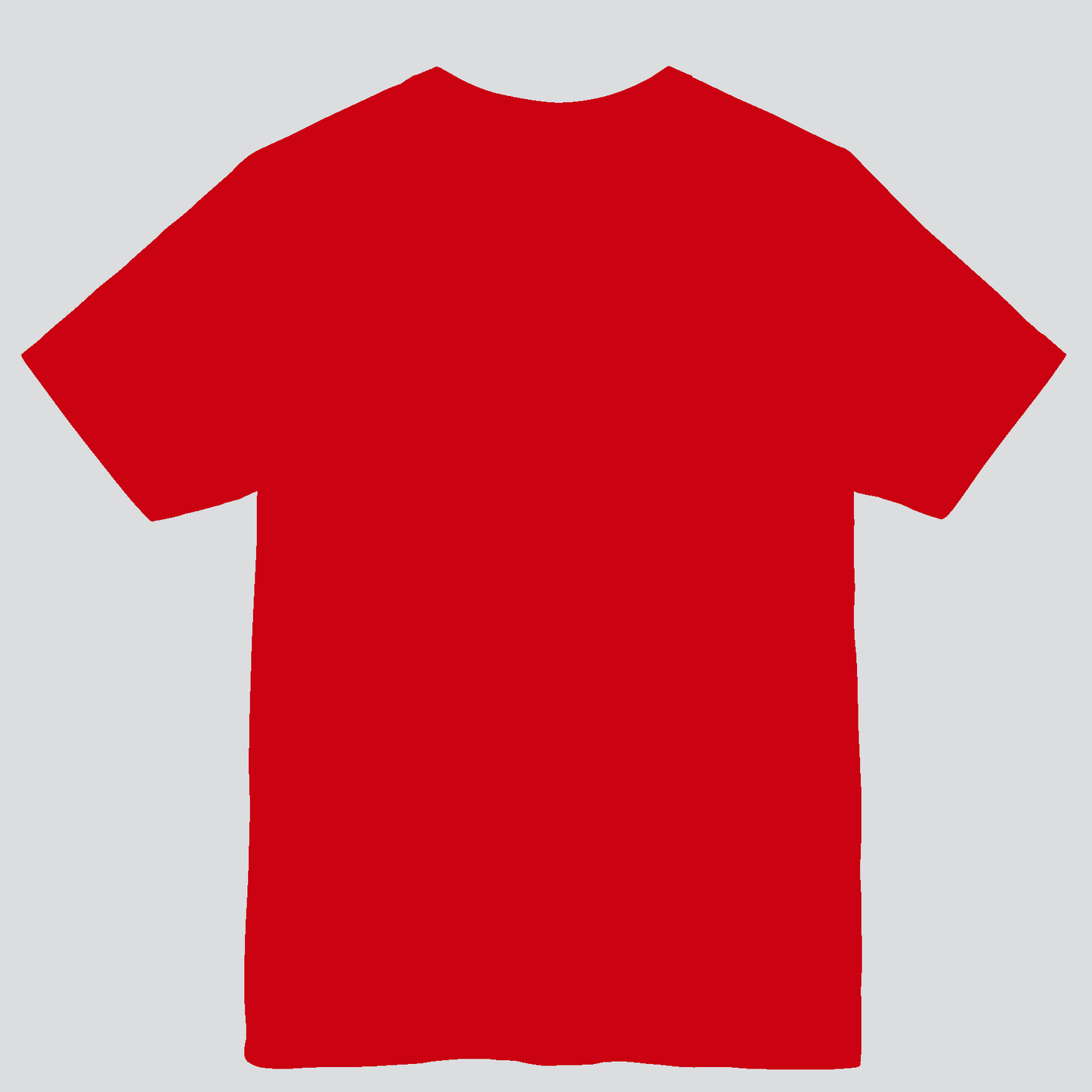 Classic Red T-Shirt for Men Premium Quality back