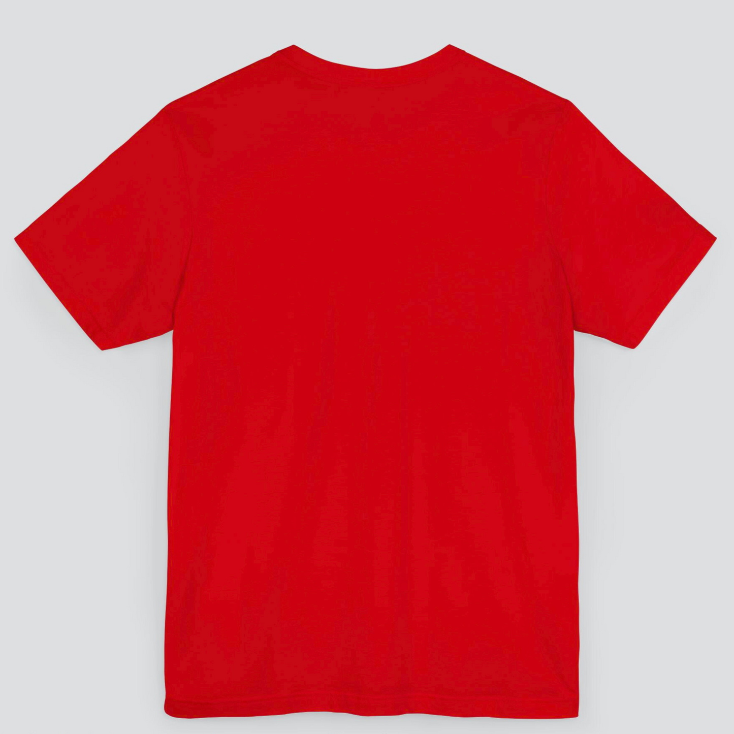 Classic Red T-Shirt for Men Premium Quality back