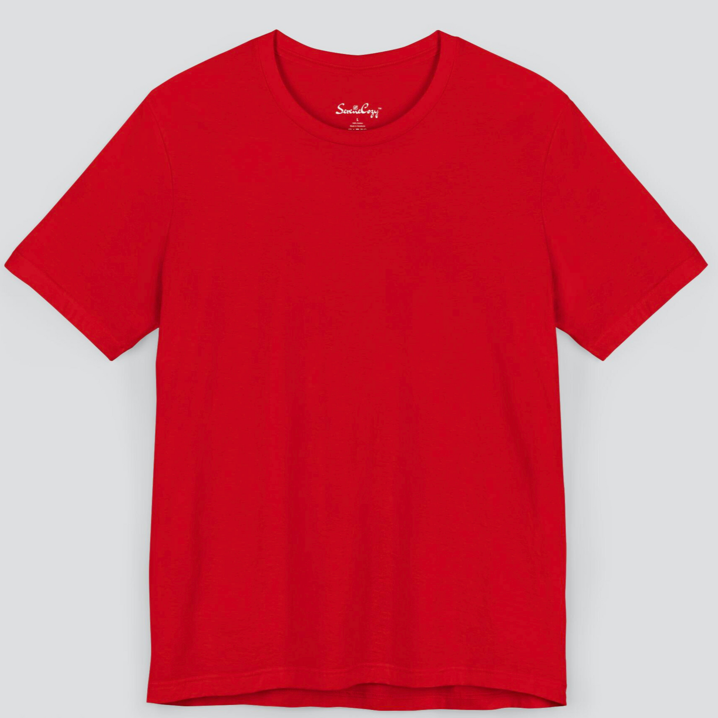 Classic Red T-Shirt for Men Premium Quality front