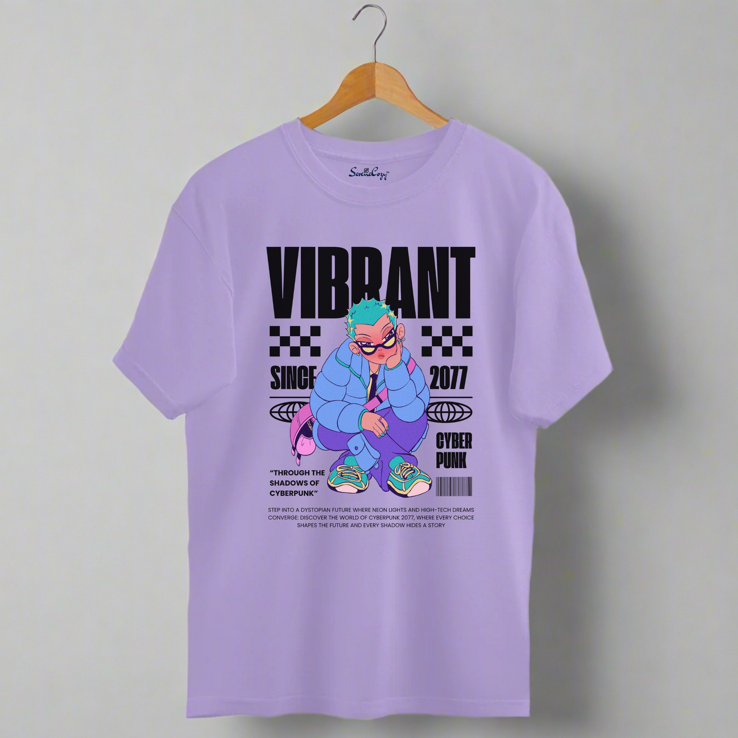 VIBRANT Streetwear Oversized Tshirt - Premium Indian Made