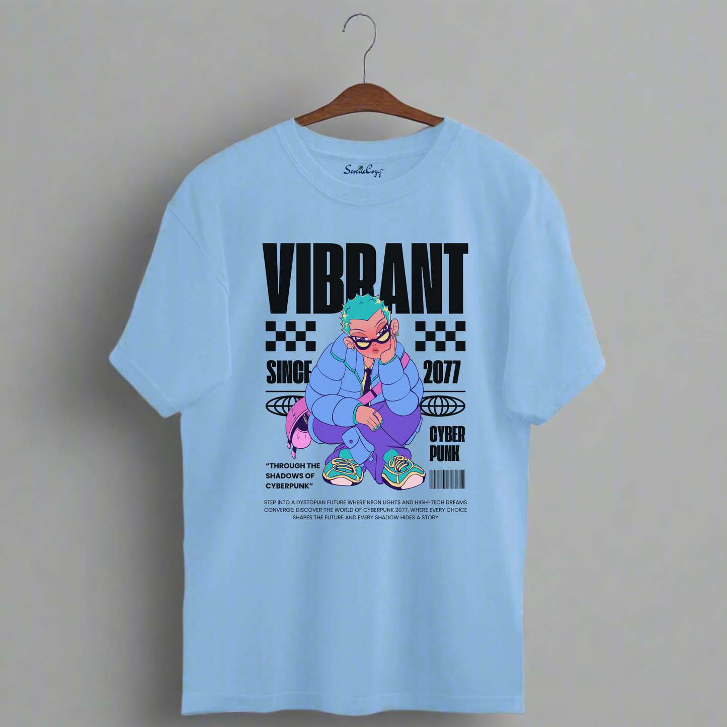 VIBRANT Streetwear Oversized Tshirt - Premium Indian Made