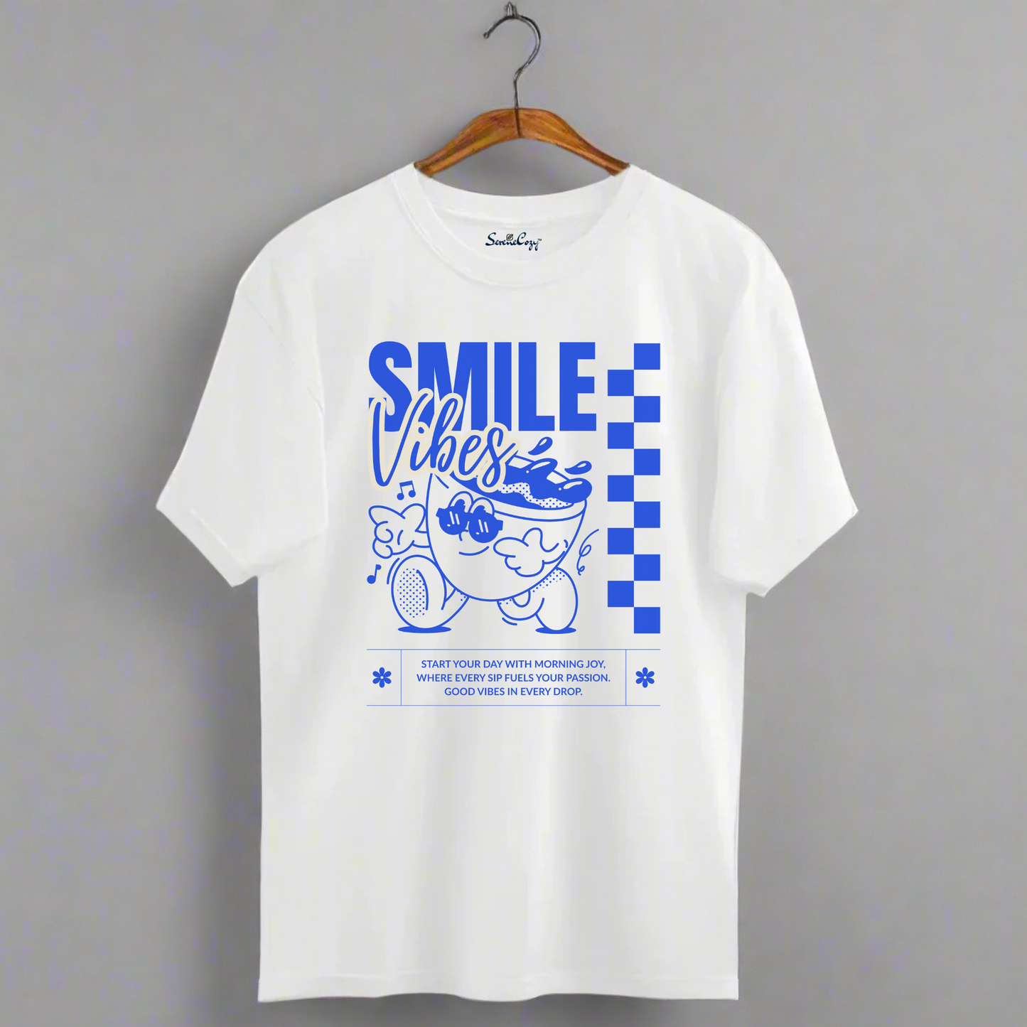 SMILE Vibes Streetwear Oversized Tshirt - Premium Indian