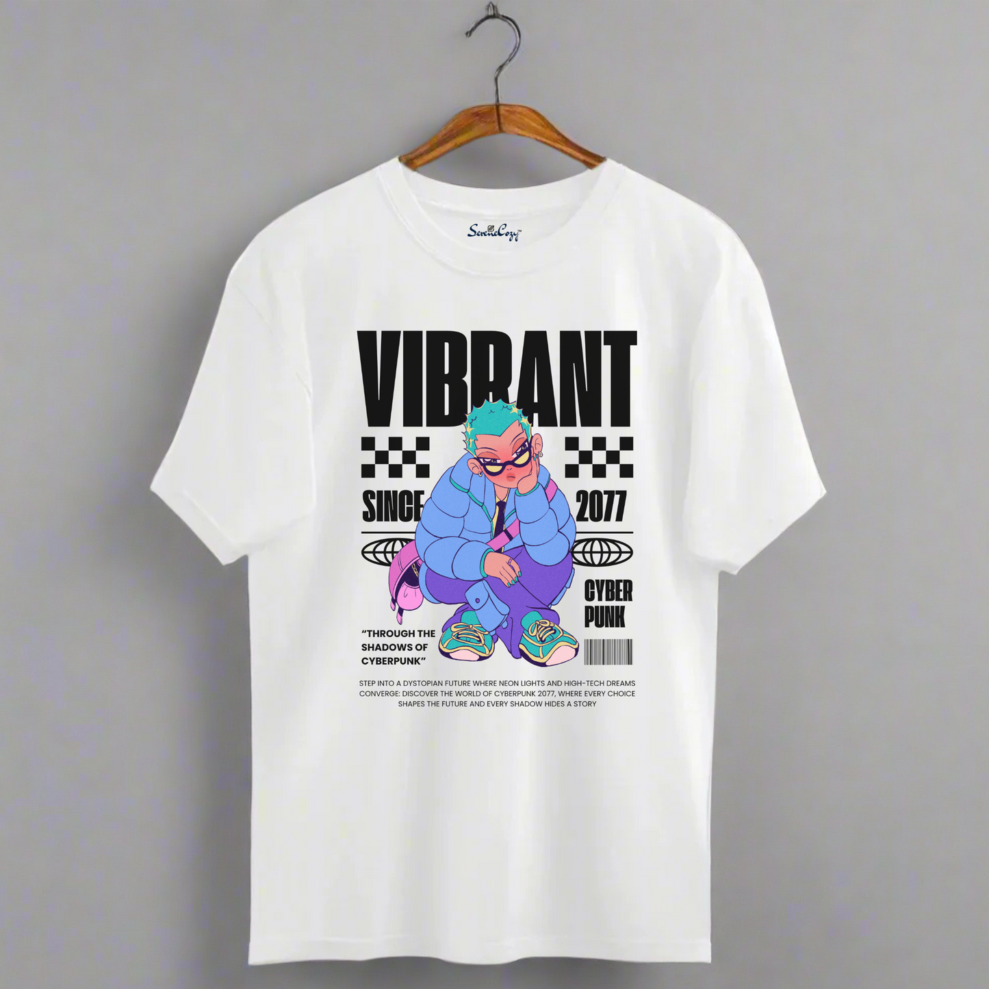 VIBRANT Streetwear Oversized Tshirt - Premium Indian Made