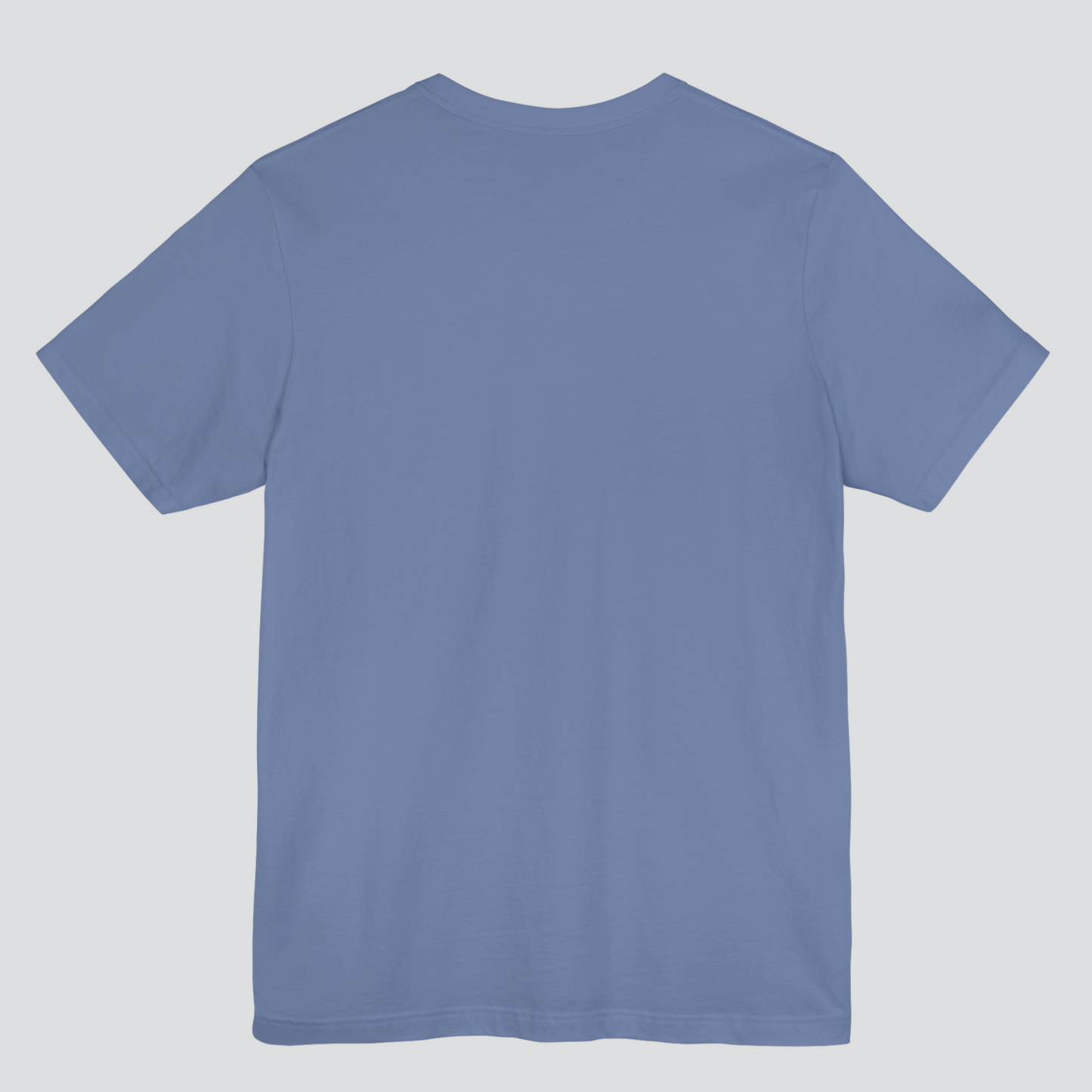 Classic Smoke Blue color T-Shirt for Men | Premium Quality