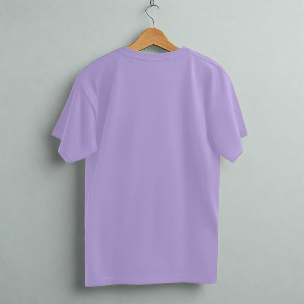 Mandala Art Purple Oversized T-shirt back