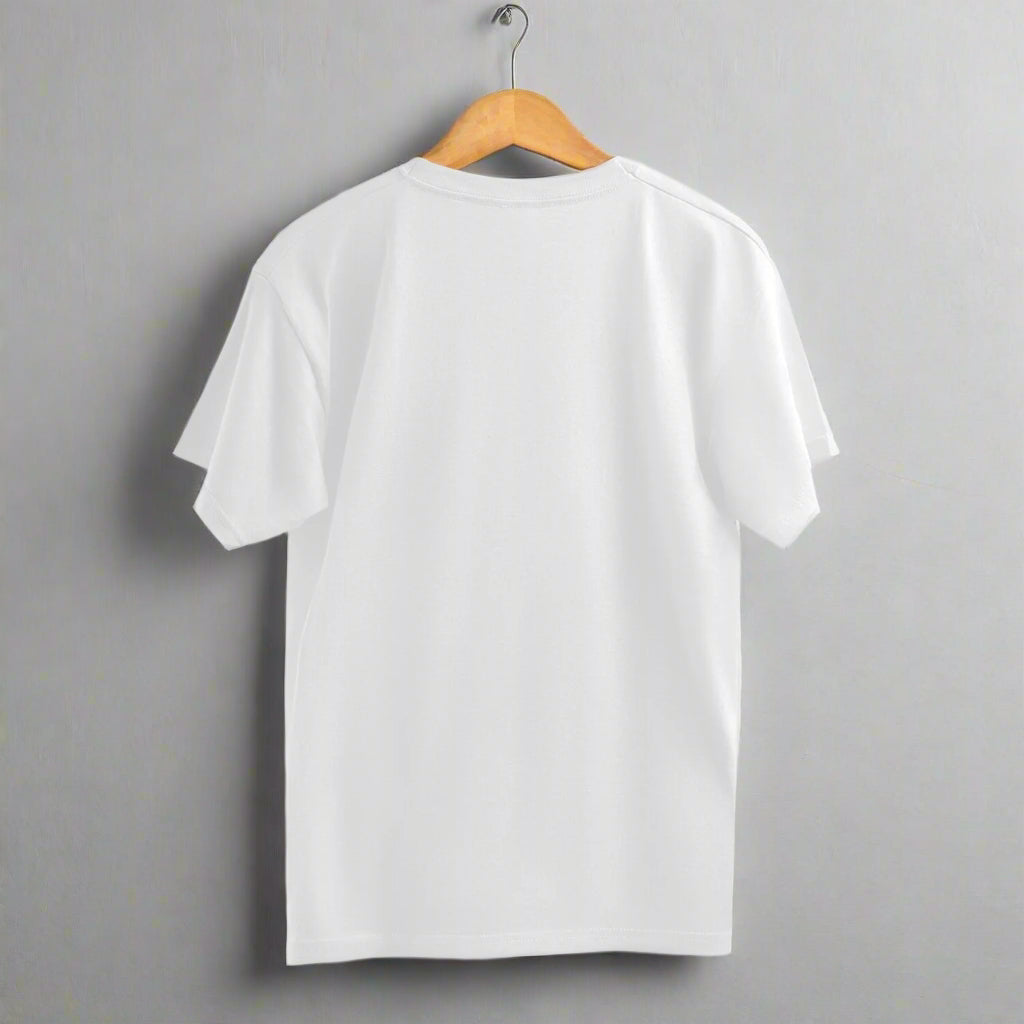 Divine Mahadev Spiritual Oversized Premium T-shirt White Back