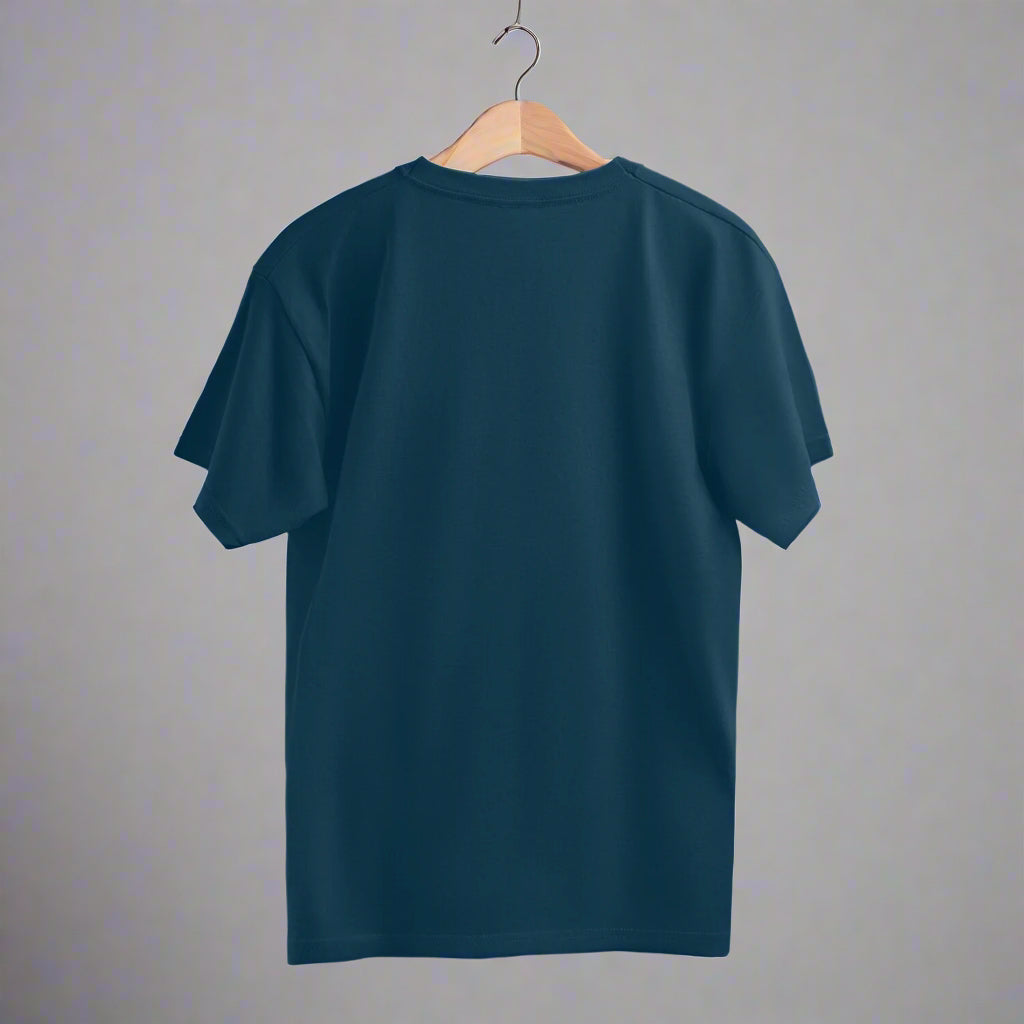 Dynamic Cycling Silhouette Premium Oversized T-shirt Black back