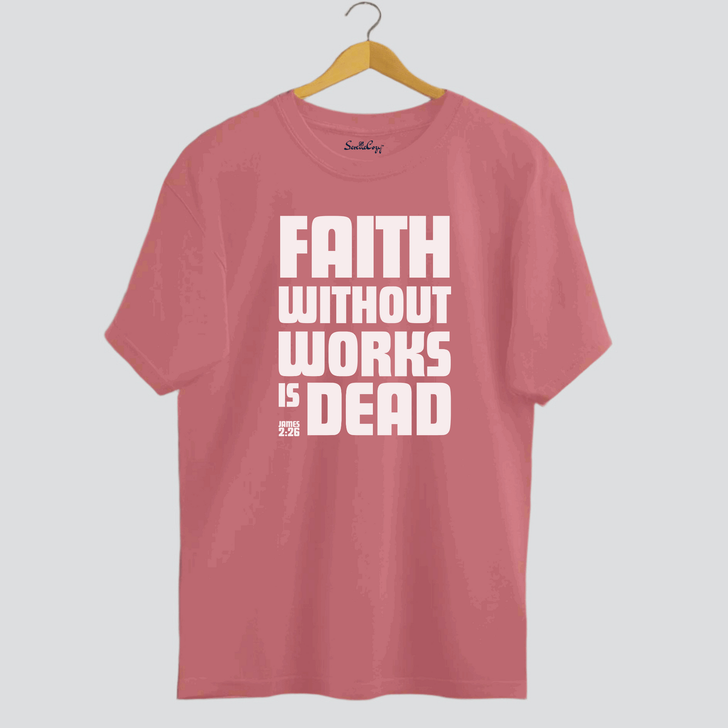 Faith Without Works is Dead Oversized Premium Tshirt