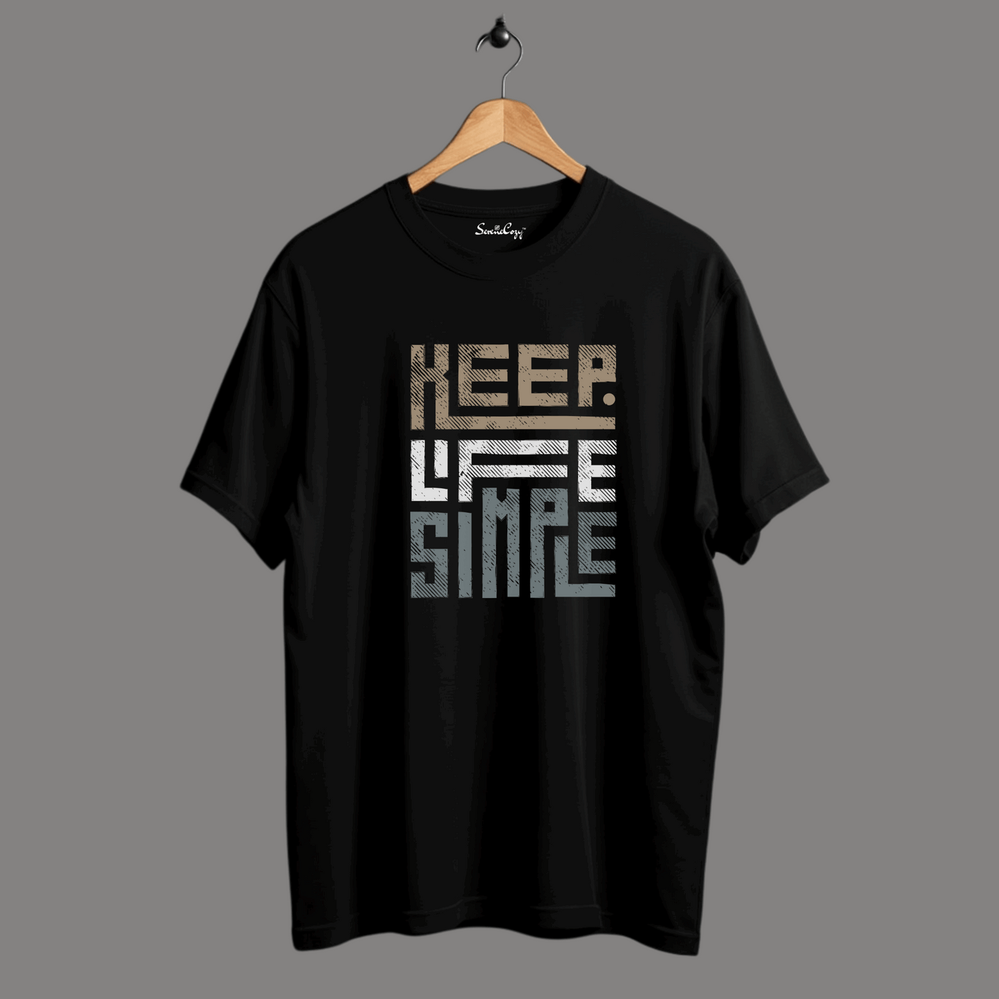 KEEP LIFE SIMPLE Oversized Premium Tshirt