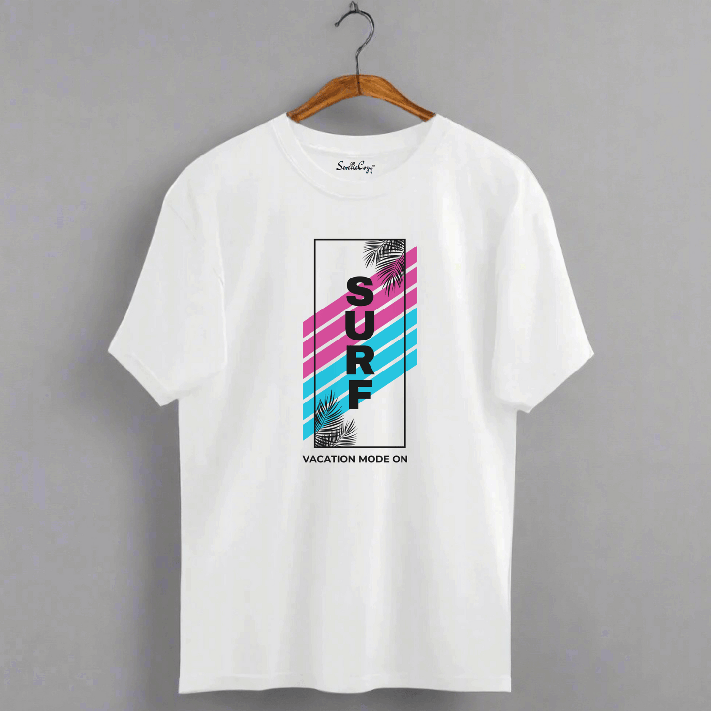 SURF Vacation Mode On Oversized Premium Tshirt
