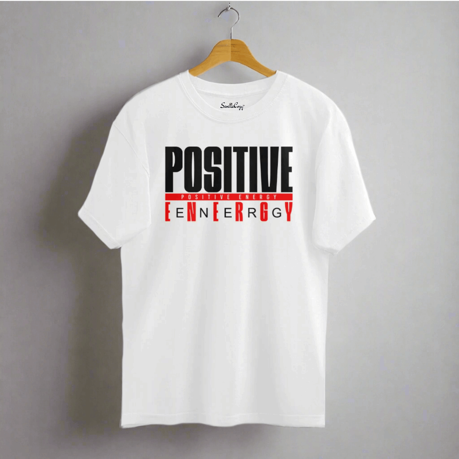 Positive Energy Tees Good Vibes Oversized T-Shirts front