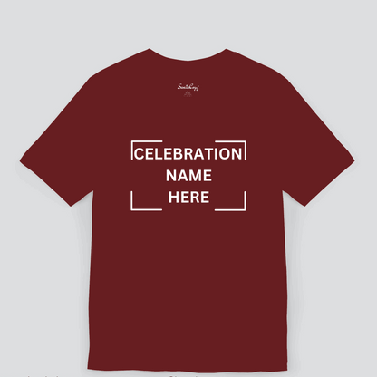 Custom Celebration T-shirts | Personalized Party Apparel Image 1