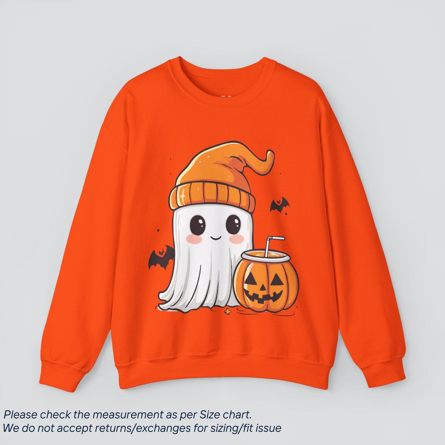 Cute Ghost Coffee Halloween Sweatshirt