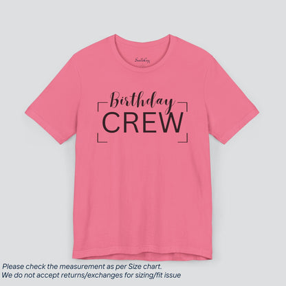 Join the Birthday Crew! Premium US Cotton T-Shirt