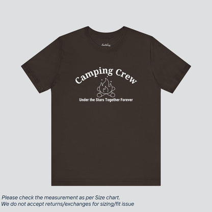 Camping Crew T-Shirt - Outdoor Adventure Tee