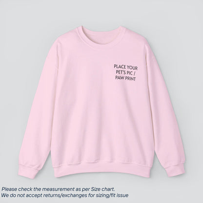 Customizable Pet Lover's (Left Chest) 1 Sweatshirt