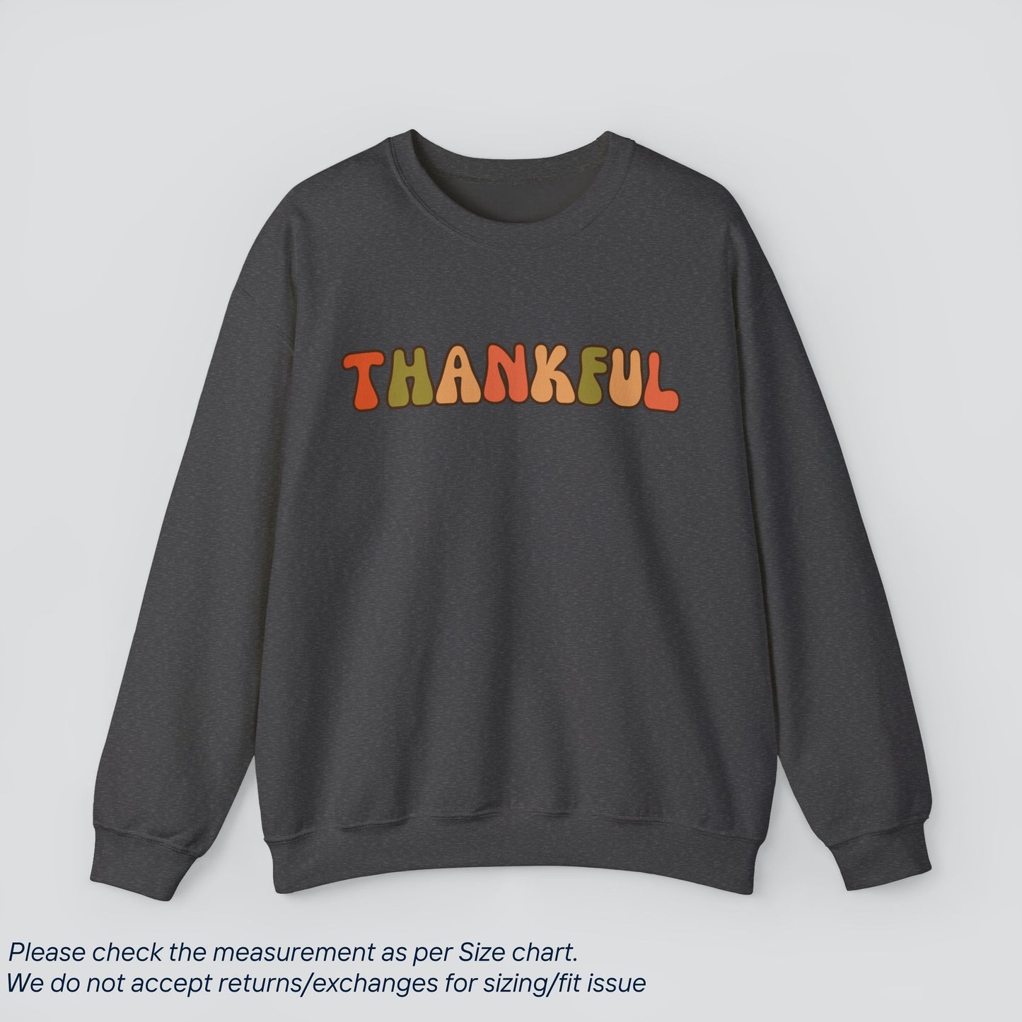 Thankful Thanksgiving Sweatshirt - Gratitude Attitude  Premium US Cotton