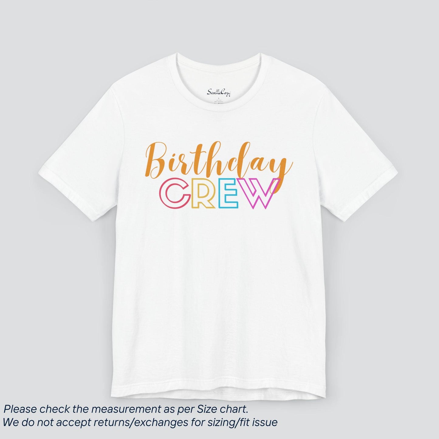 Rainbow Vibes! Birthday Crew Premium Tee