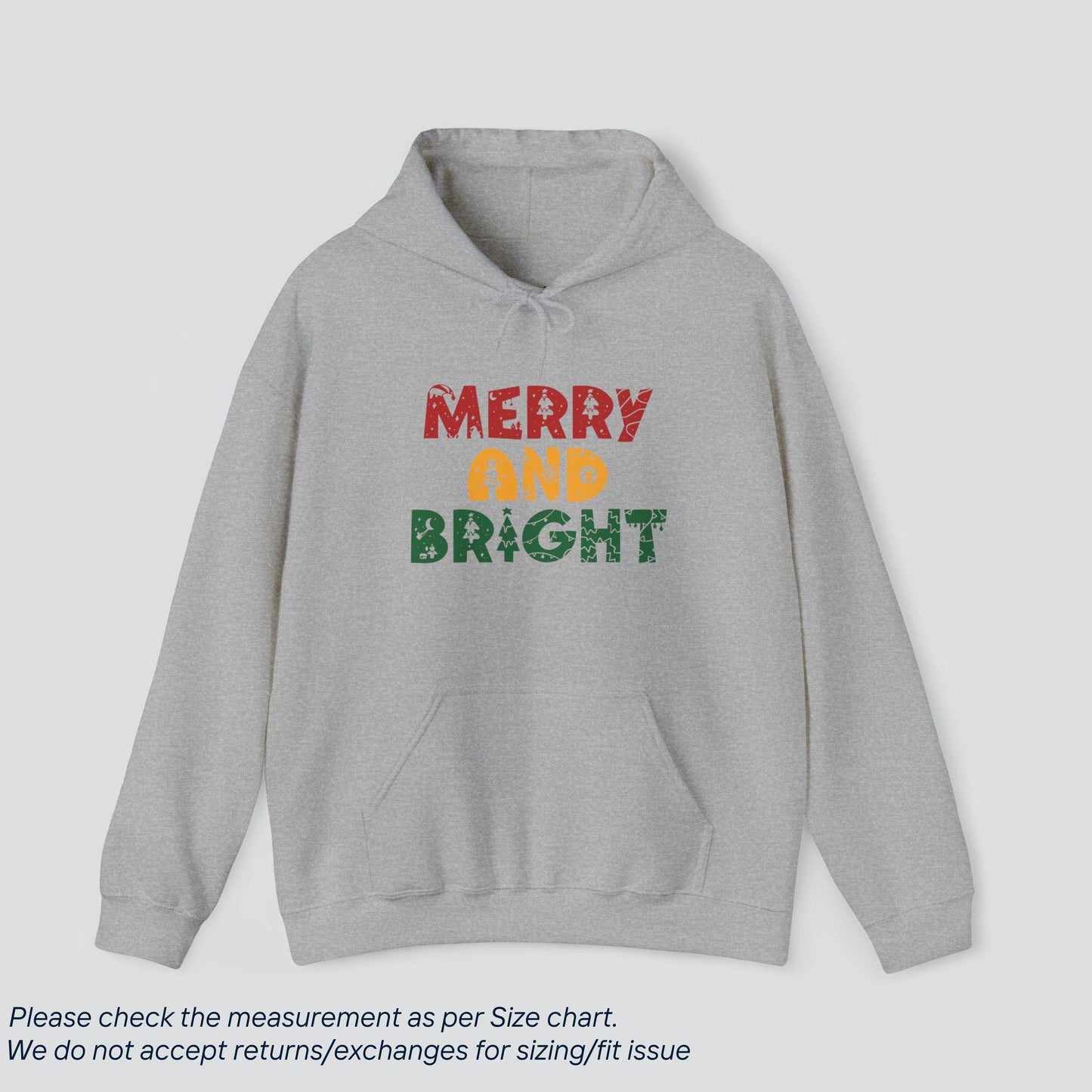 Merry and Bright Holiday Cheer Hoodie