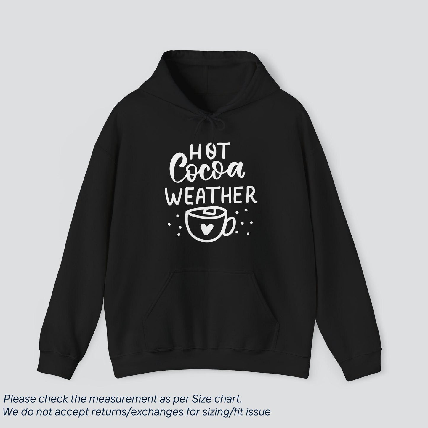 Hot Cocoa Weather Alert Hoodie