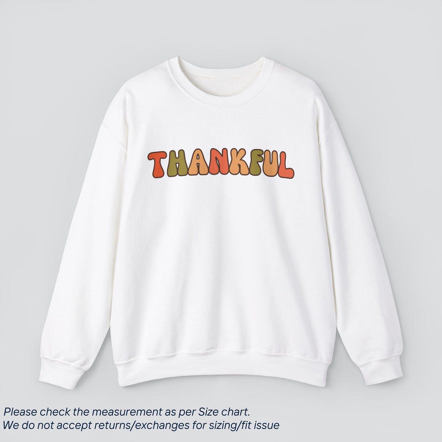 Thankful Thanksgiving Sweatshirt - Gratitude Attitude  Premium US Cotton