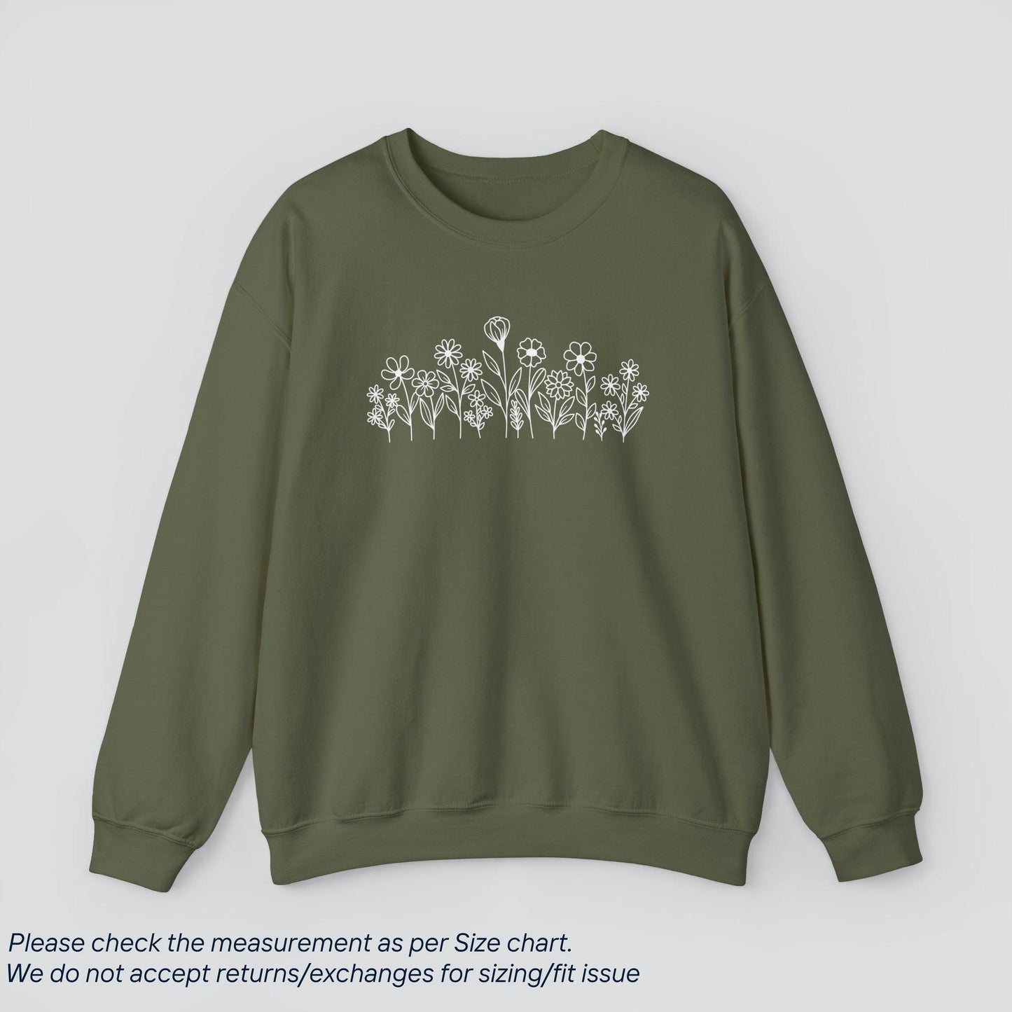 Minimalist Floral Bloom Sweatshirt