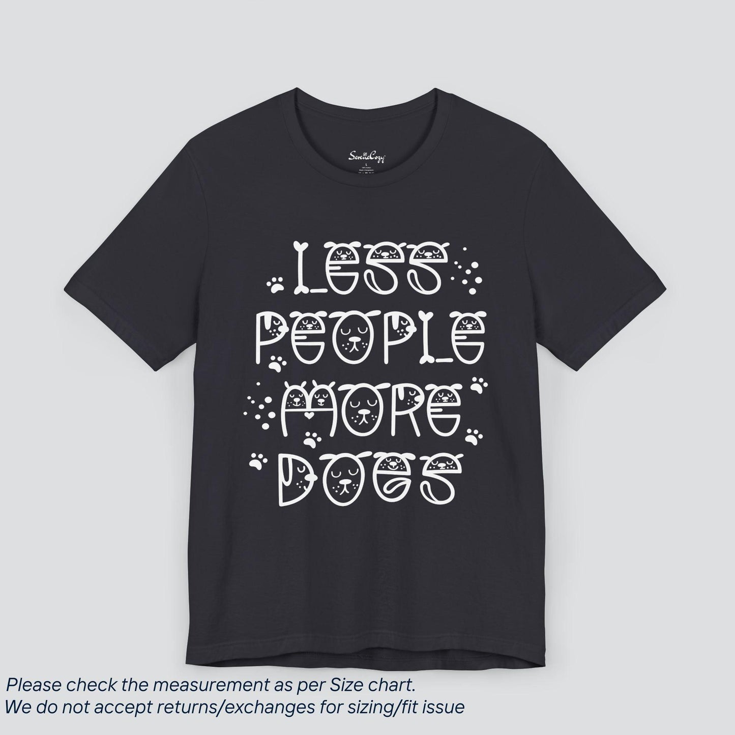 Less People, More Dogs Tee - Puppy Love Apparel