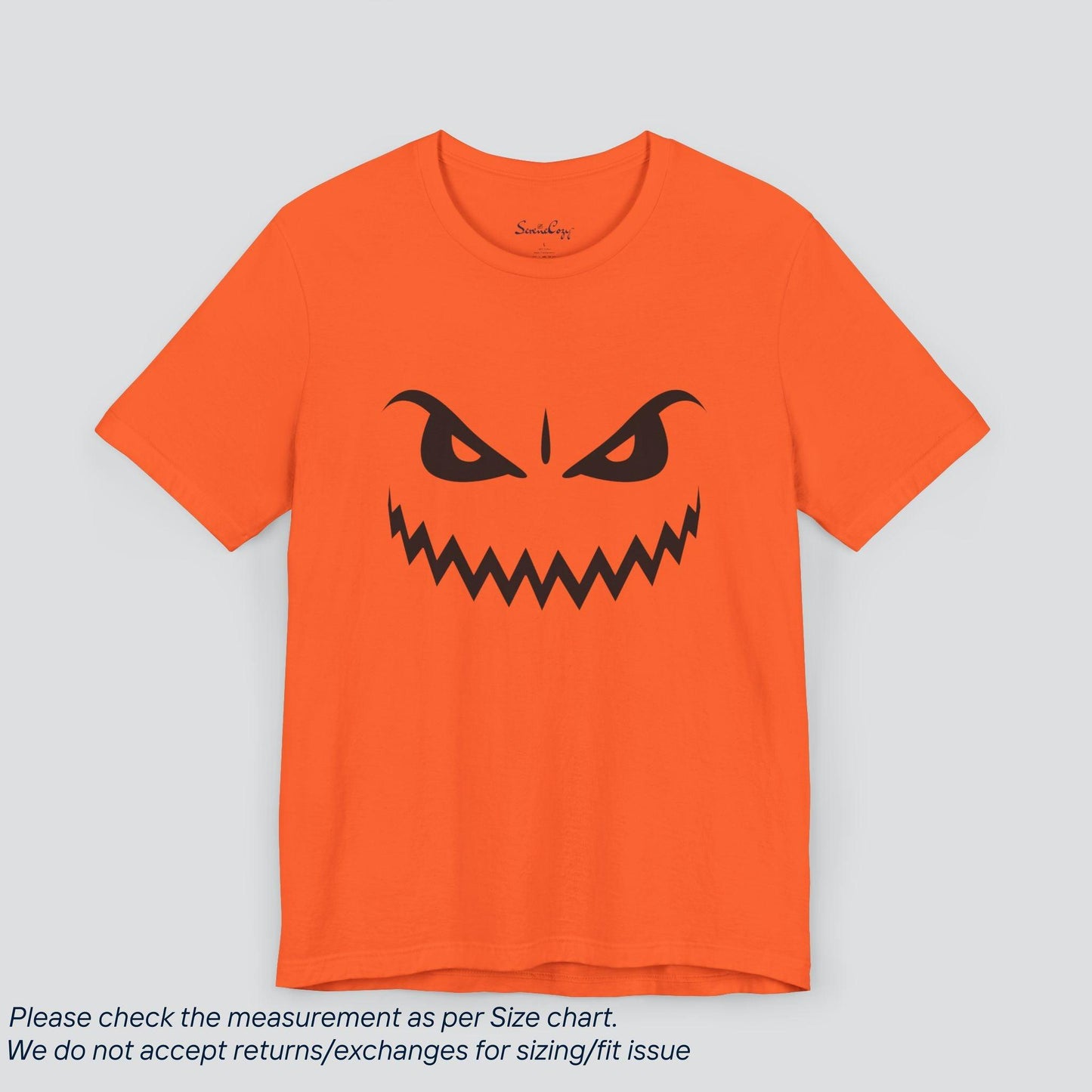 Pumpkin Face Halloween T-Shirt 5