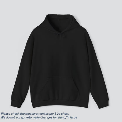 Black Basic Solid Color Hoodie Premium US Cotton