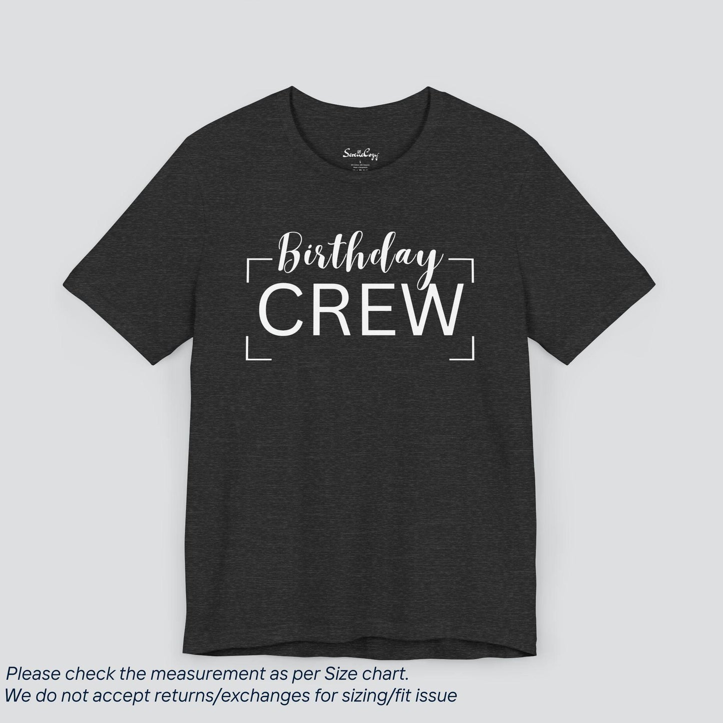 Join the Birthday Crew! Premium US Cotton T-Shirt