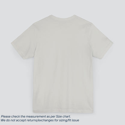 Plain Silver Color Tee - Premium US Cotton T-Shirt